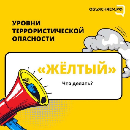 «Жёлтый» уровень террористической угрозы продлён до 8 августа.