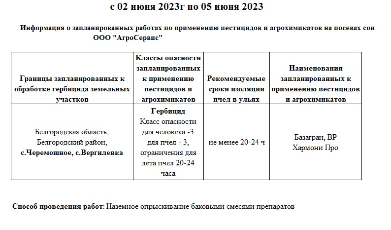 Обработка посевов сои на полях ООО &quot;АгроСервис&quot;.